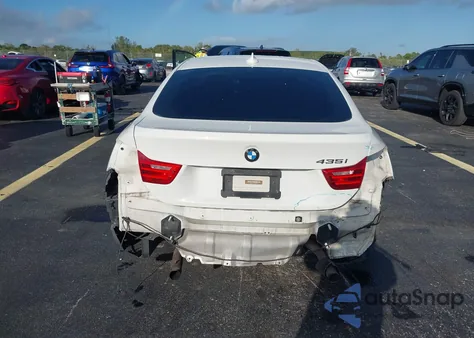 2015 BMW 435I Gran Coupe z USA, uszkodzony, nr VIN WBA4B1C51FD954750